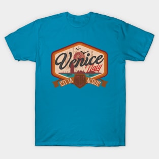 Venice Italy vintage label logo T-Shirt